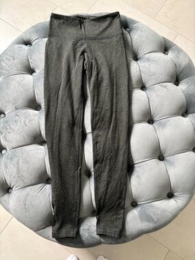 Old Navy Active Go Dry Fleece Lined Legging Forest Green Grey Heathered Small